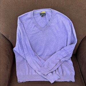 Club Room Men's Purple / Lavender Sweater M Supima Cotton